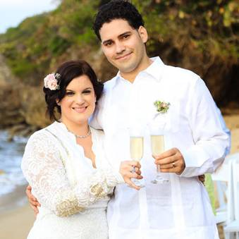 Cristina and Julio - Puerto Rico beach wedding